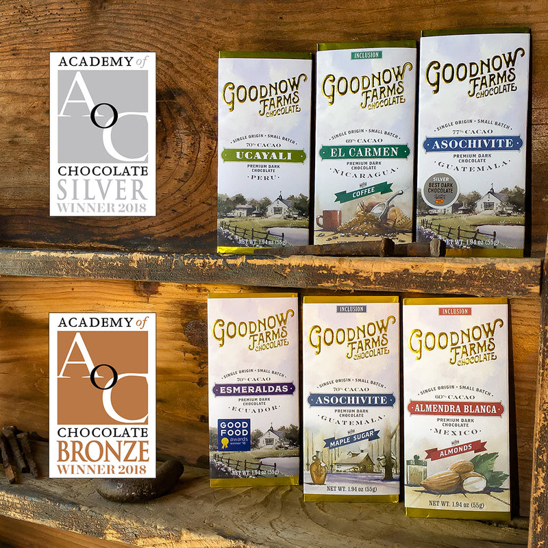 We won Six Academy of Chocolate Awards!