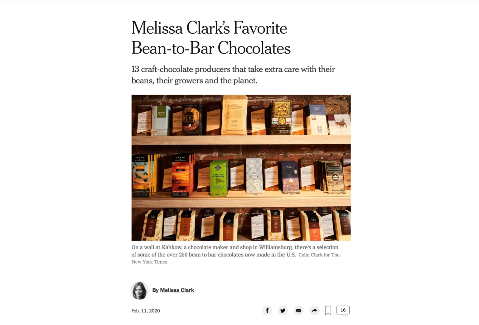 We’re one of Melissa’s favorites!